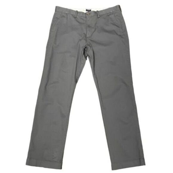 J. Crew Mercantile Flex Gray Straight Chinos 100% Cotton Waist 31